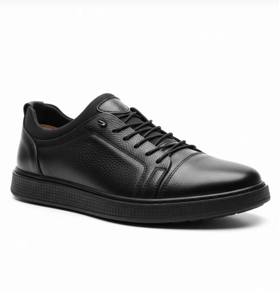 Grand Oxford Men's Leather Shoes - Black (44) 3