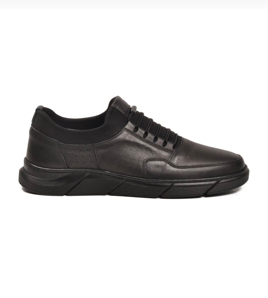 Grand Oxford Men's Leather Shoes - Black (44) 2