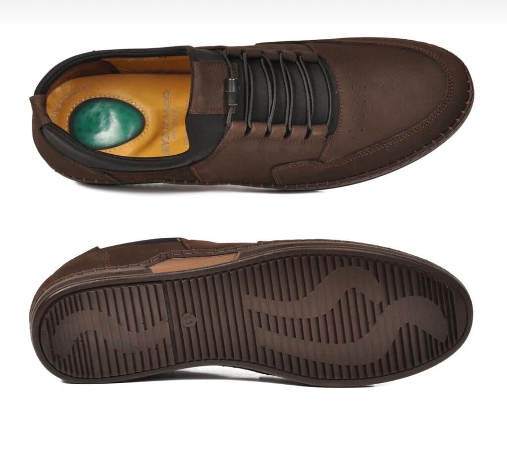 Grand Oxford Men's Leather Shoes - Dark Brown (44) 4