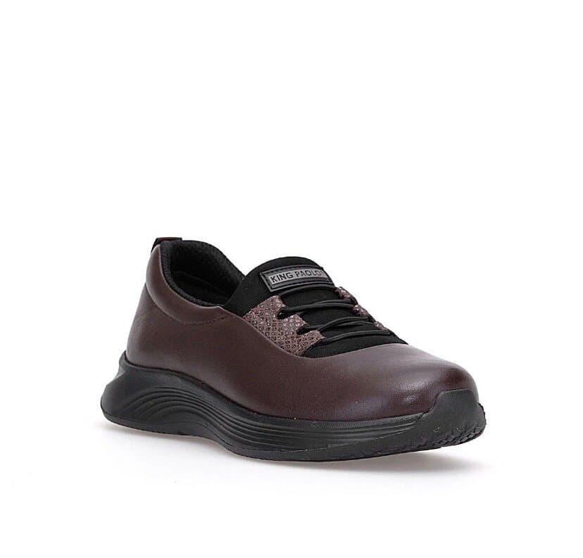 King Paolo Women's Leather Shoes - Dark Brown (40) 2