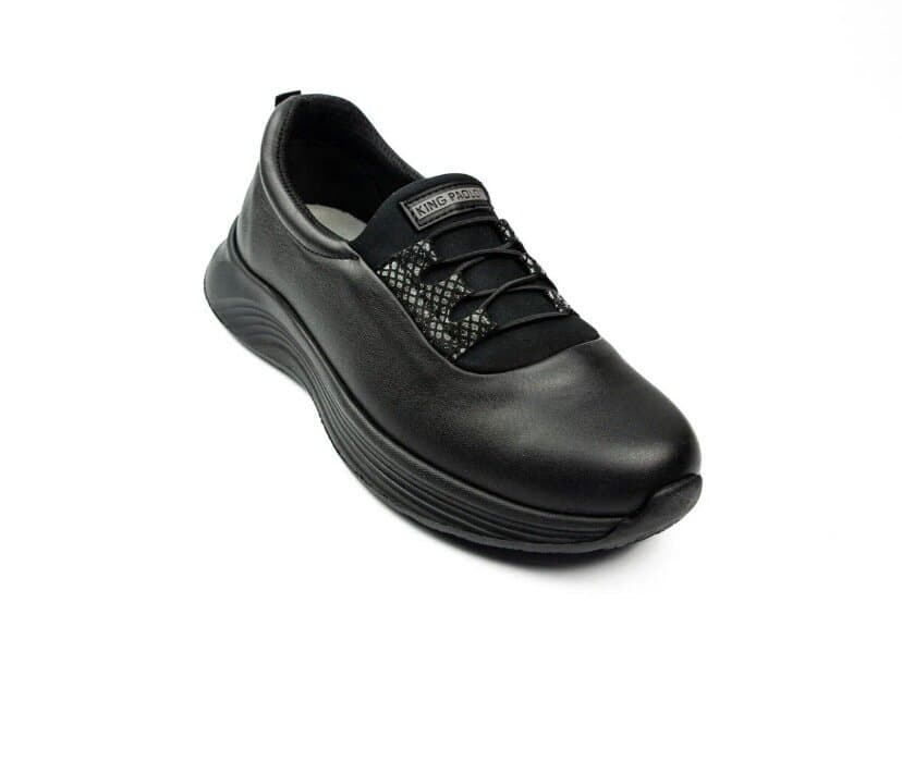 King Paolo Women's Leather Shoes - Black (40) 2