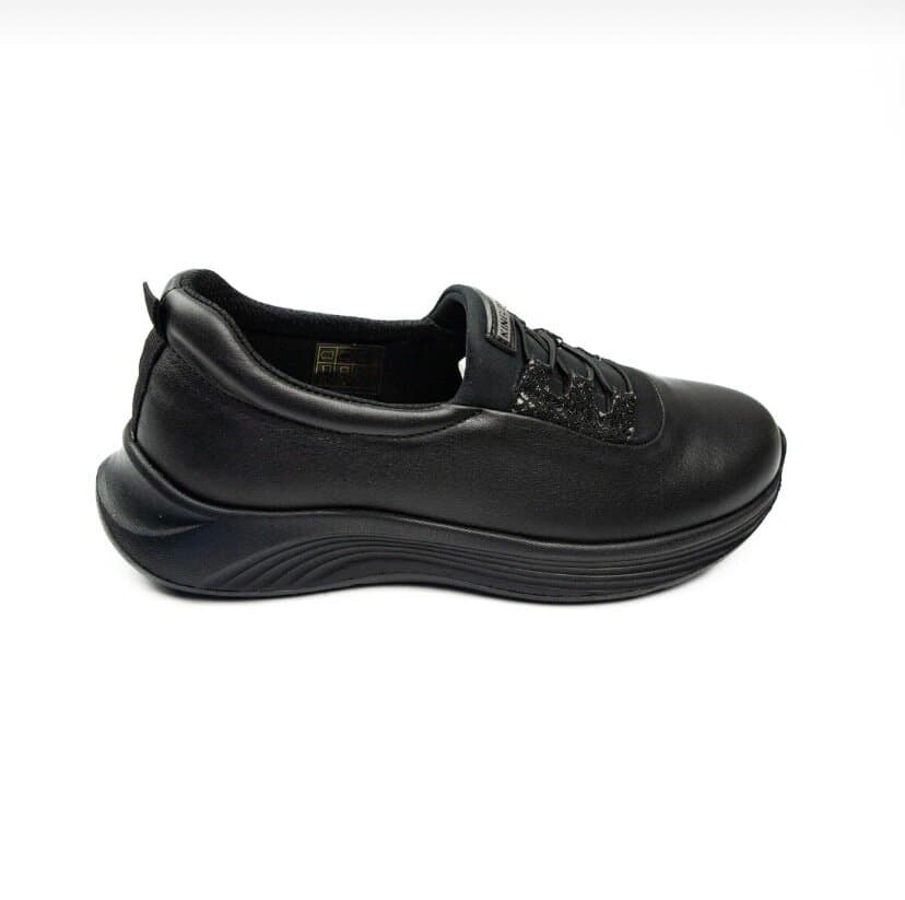 King Paolo Women's Leather Shoes - Black (40) 3