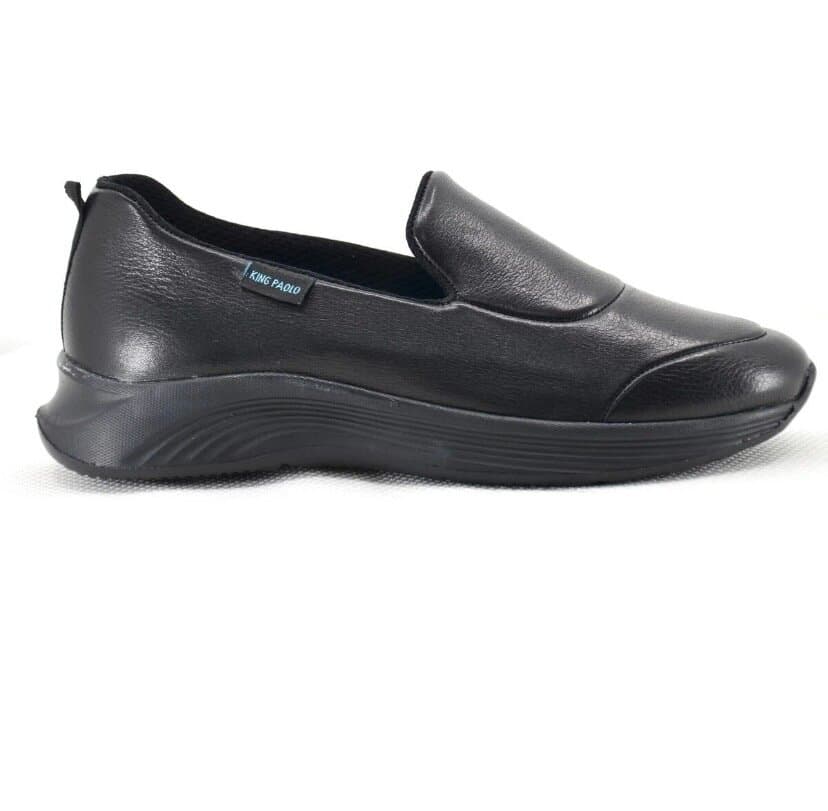 King Paolo Women's Leather Shoes - Black (40) 2