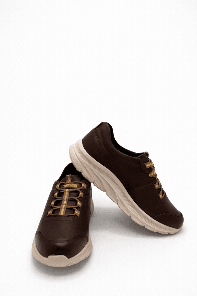 King Paolo Women's Leather Shoes - Dark Brown (40) 3