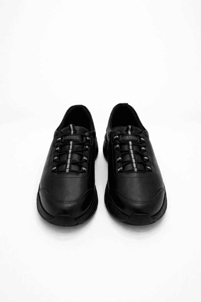 King Paolo Women's Leather Shoes - Black (40) 2