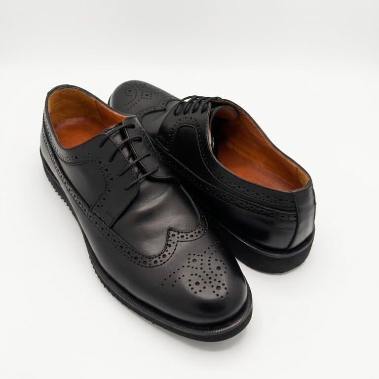 Grand Oxford Men's Leather Shoes - Black (44) 3