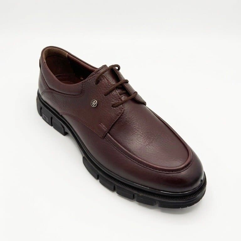 Grand Oxford Men's Leather Shoes - Dark Brown (44) 2