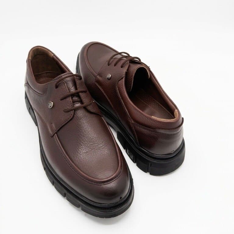 Grand Oxford Men's Leather Shoes - Dark Brown (44) 3