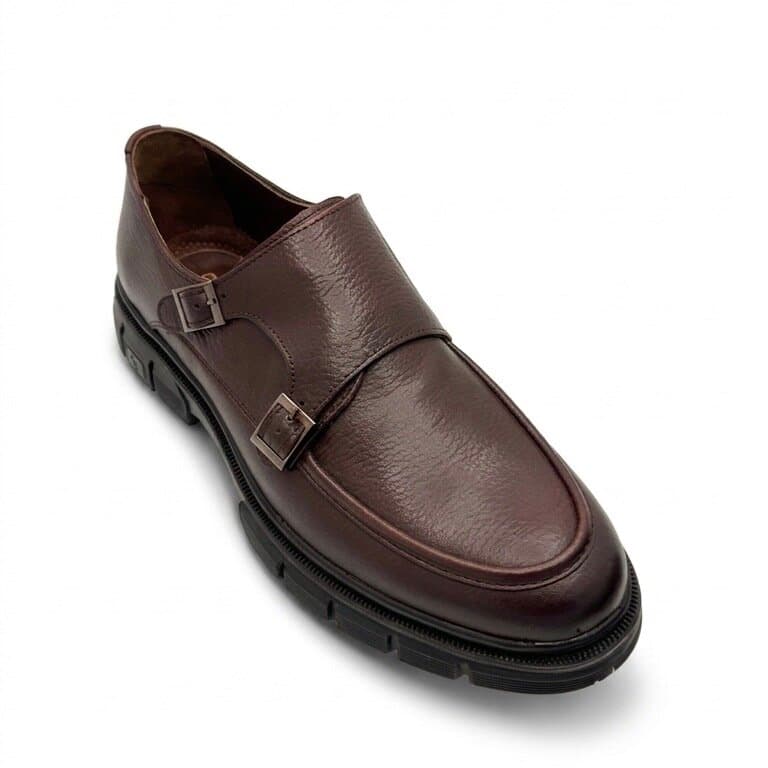 Grand Oxford Men's Leather Shoes - Dark Brown (44) 2