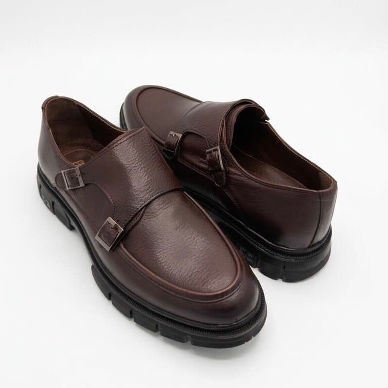 Grand Oxford Men's Leather Shoes - Dark Brown (44) 3