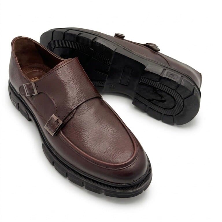 Grand Oxford Men's Leather Shoes - Dark Brown (44) 4