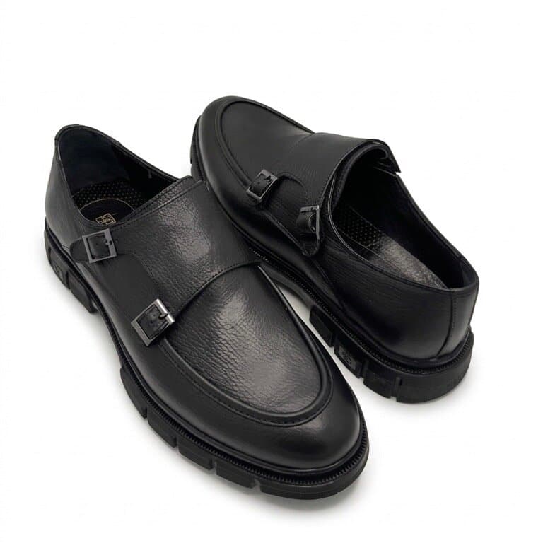 Grand Oxford Men's Leather Shoes - Black (44) 3