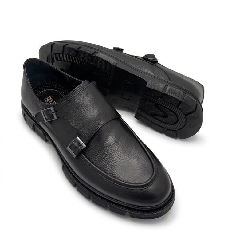 Grand Oxford Men's Leather Shoes - Black (44) 4