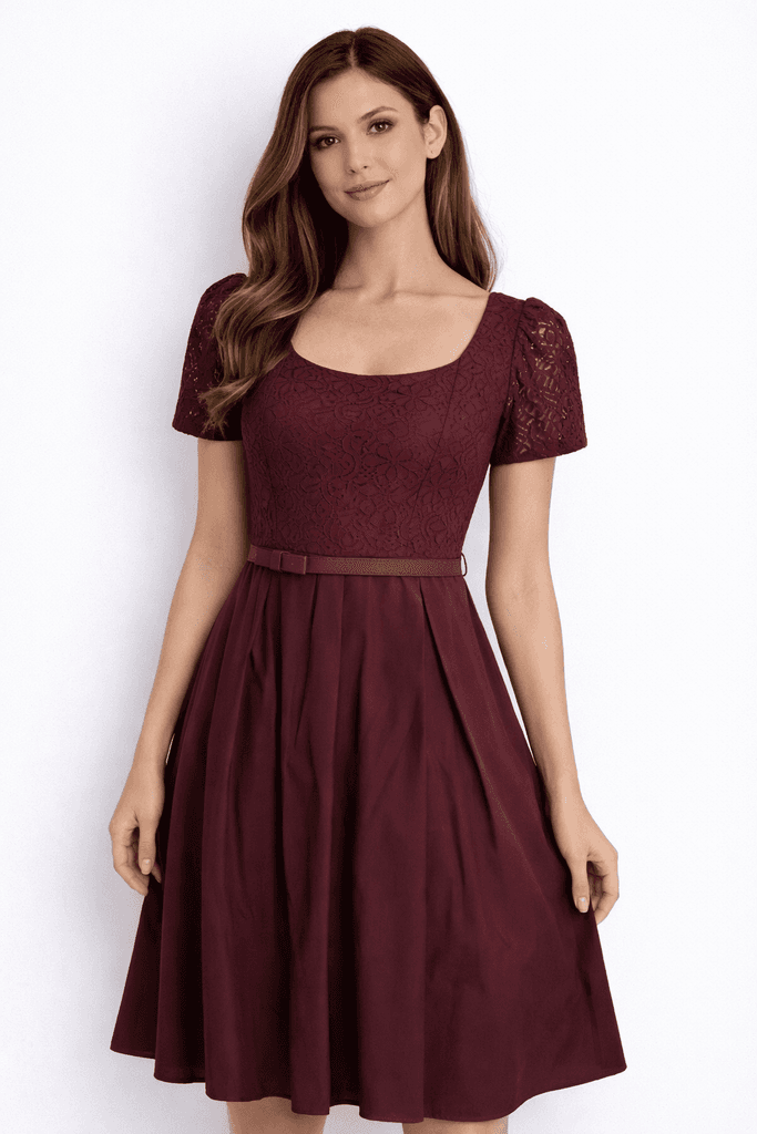 UltraMaxx Women's Dress - Dark Red (S)