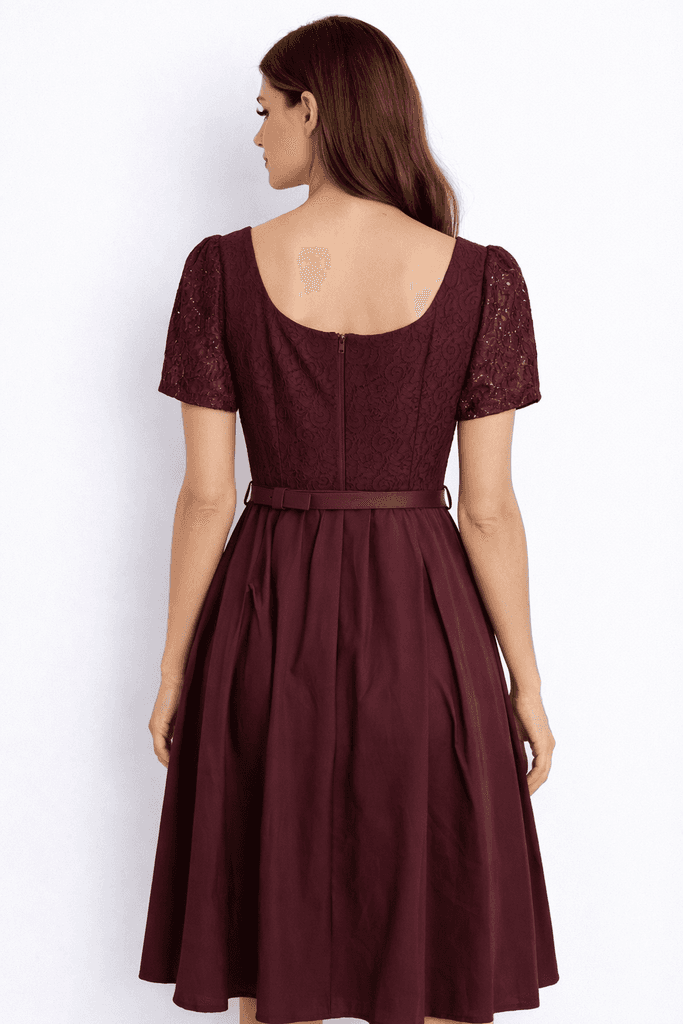 UltraMaxx Women's Dress - Dark Red (S) 2