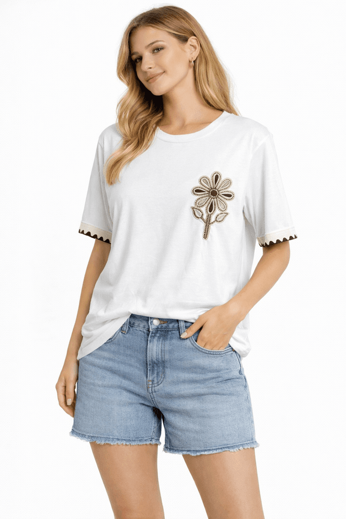 Mint Women's Cotton T-Shirt - White (S)