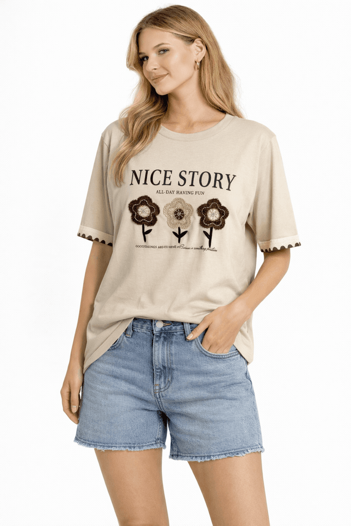Mint Women's Cotton T-Shirt - Cream (S)