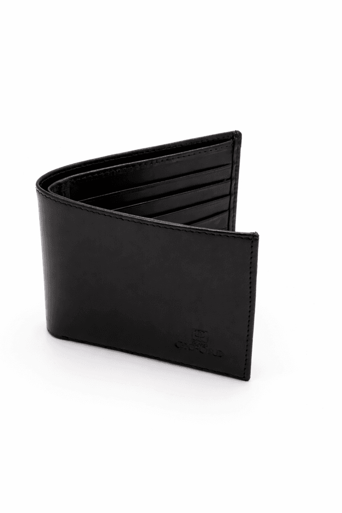 Grand Oxford Leather Bifold Wallet - Black 2