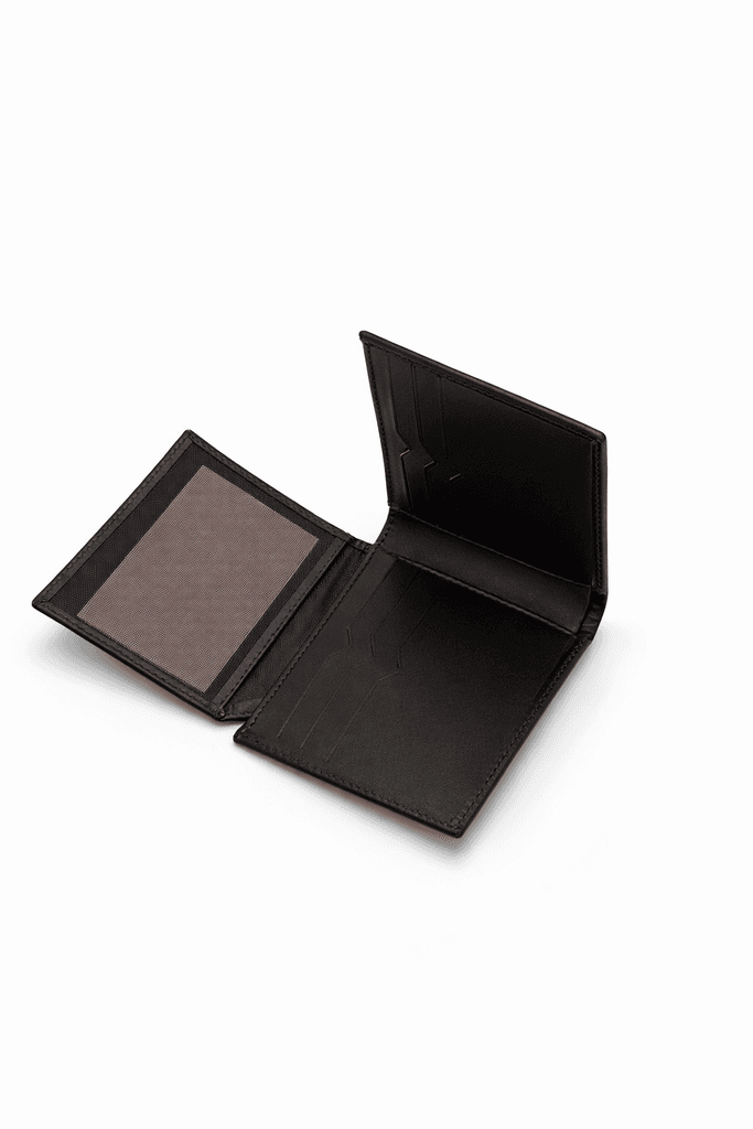 Grand Oxford Leather Bifold Wallet - Dark Brown 2