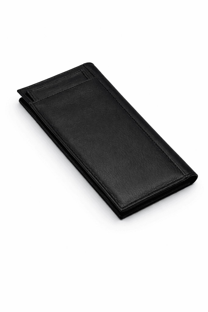 Grand Oxford Men's Long Leather Wallet - Black 3