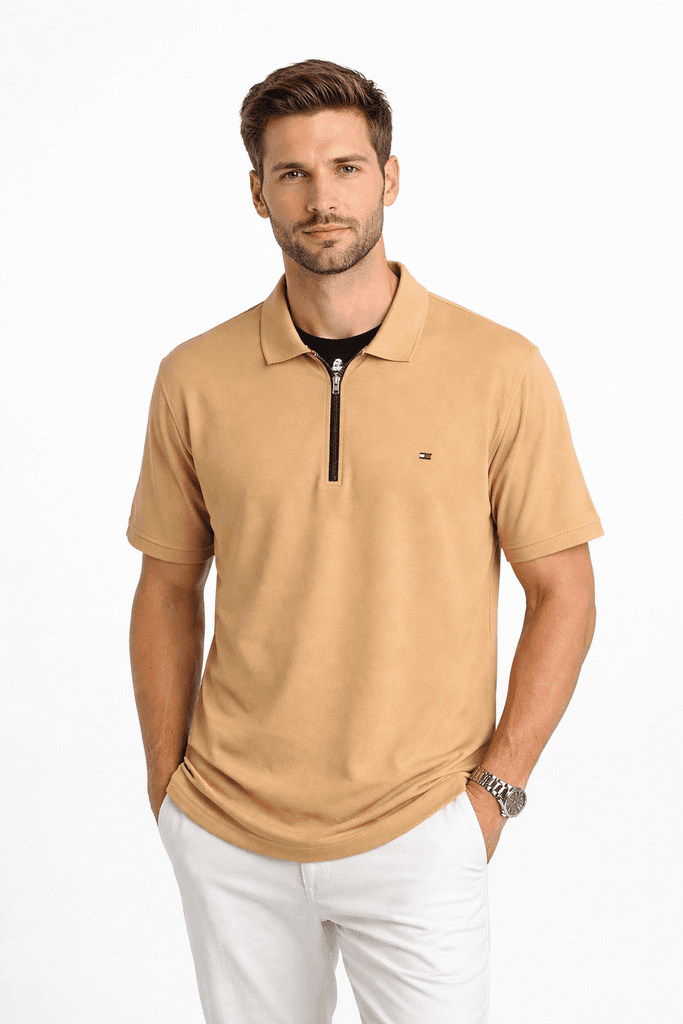 Hit Time Men's Cotton T-Shirt - Cream (S)