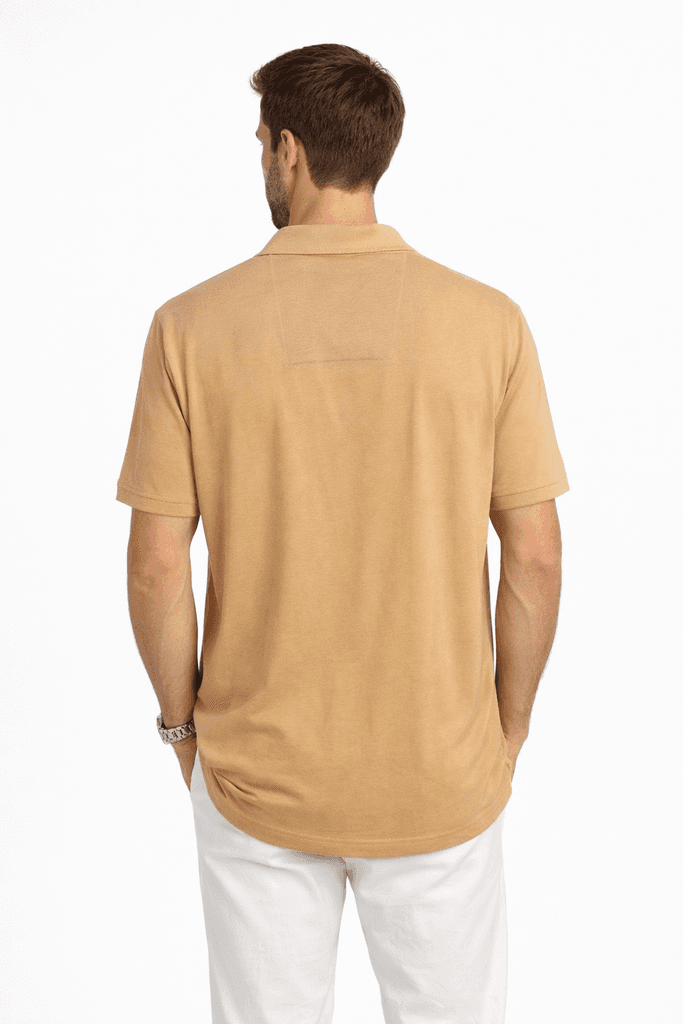 Hit Time Men's Cotton T-Shirt - Cream (S) 2