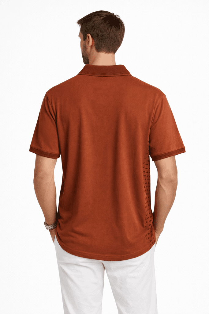 Lacoste Men's Cotton T-Shirt - Rusty Orange (S) 2