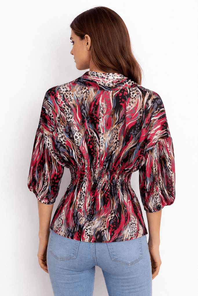 Reyon Women's Blouse - Dark Pink (S) 2