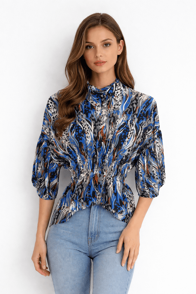 Reyon Women's Blouse - Blue (S)