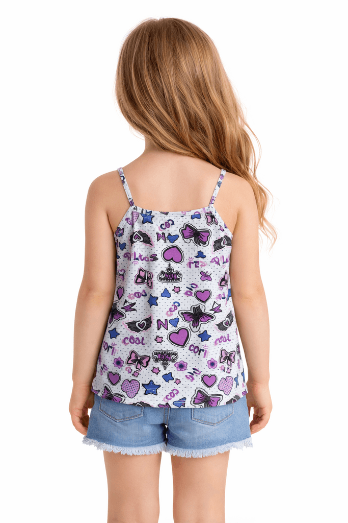 Kids' Cotton Tank Top - Purple (2 years) 2