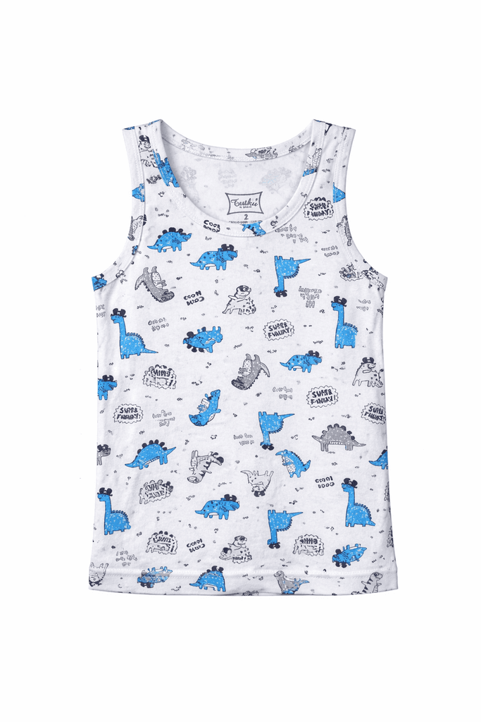 Kids Cotton Tank Top - Blue (2 years)