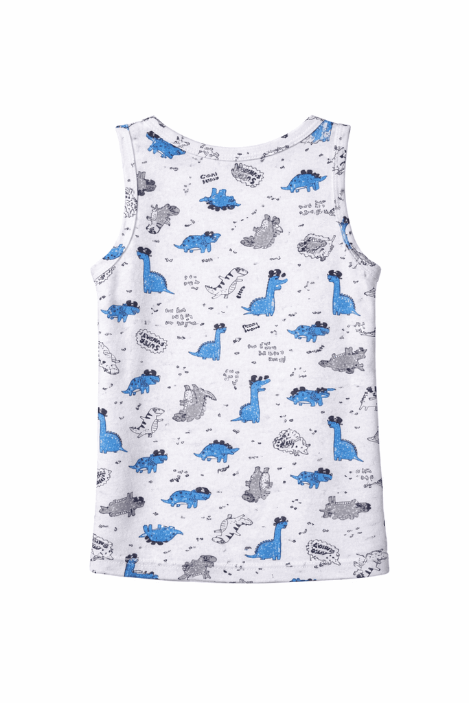 Kids Cotton Tank Top - Blue (2 years) 2