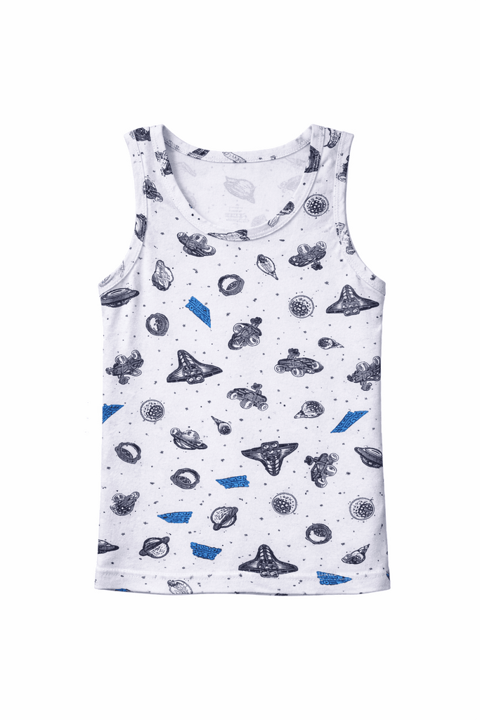 Kids Cotton Tank Top - Dark Gray (2 years)