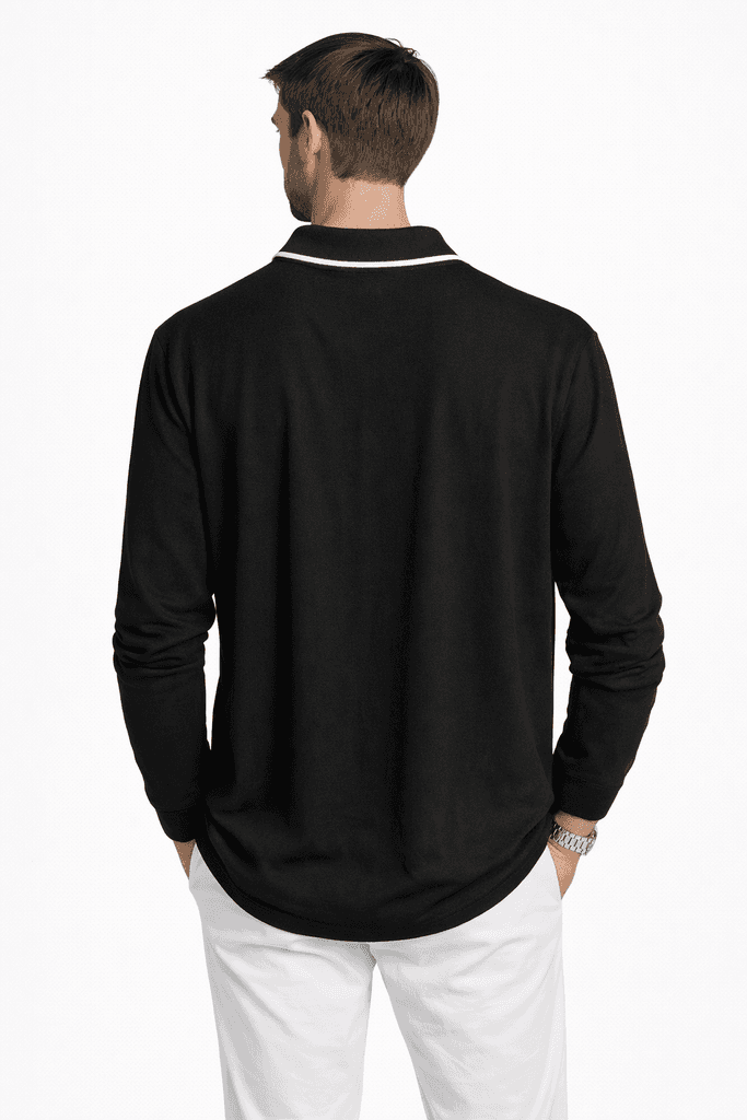 Coal City Men's Cotton Blouse - Black (36) 2