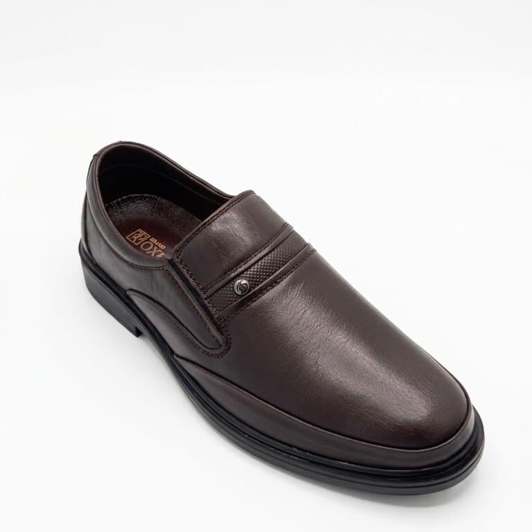 Grand Oxford Men's Leather Shoes - Dark Brown (44) 2