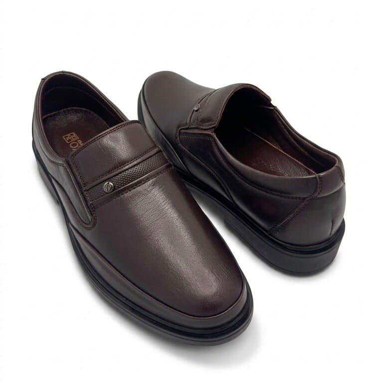 Grand Oxford Men's Leather Shoes - Dark Brown (44) 4