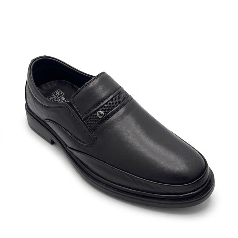 Grand Oxford Men's Leather Shoes - Black (44) 2