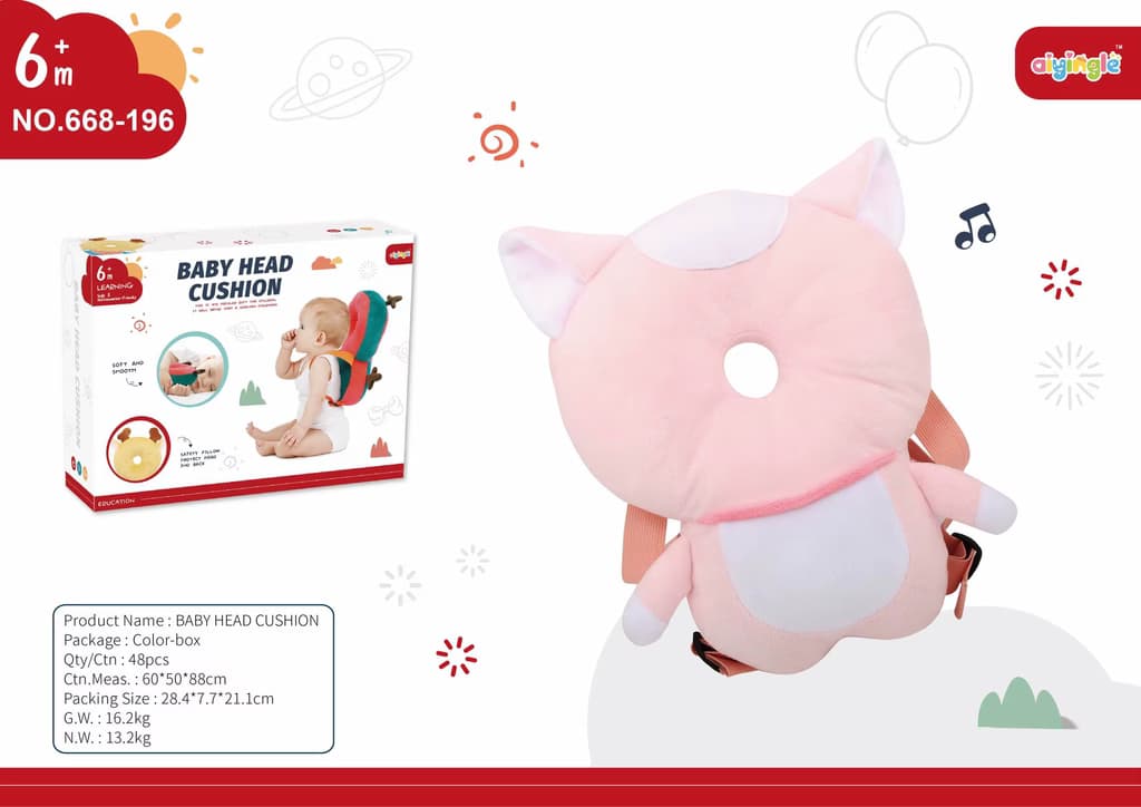 Baby Head Protector - Sika Deer (Red)