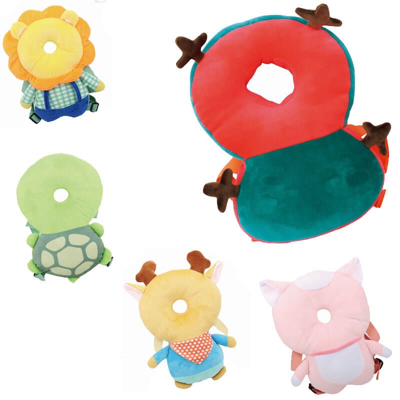 Baby Head Protector - Cat (Pink) 2