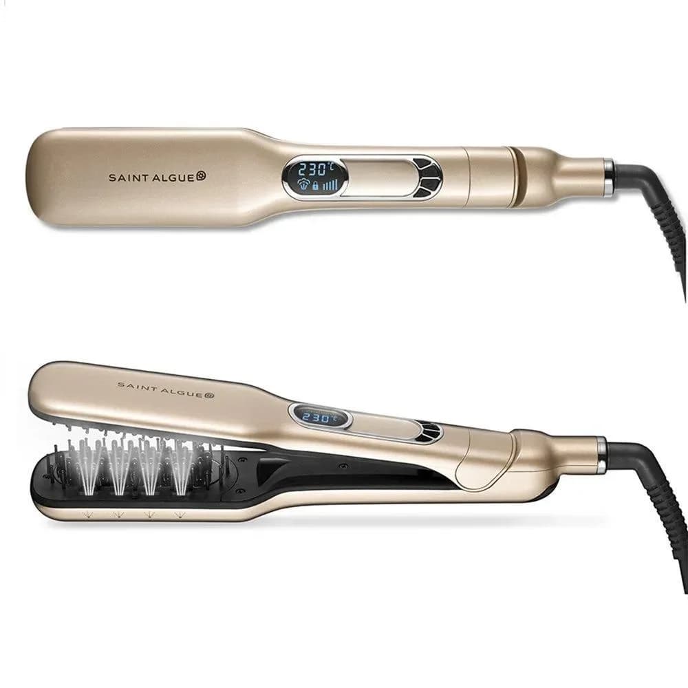 Saint Algue Demeliss Titanium Steam Hair Straightener - Beige 1