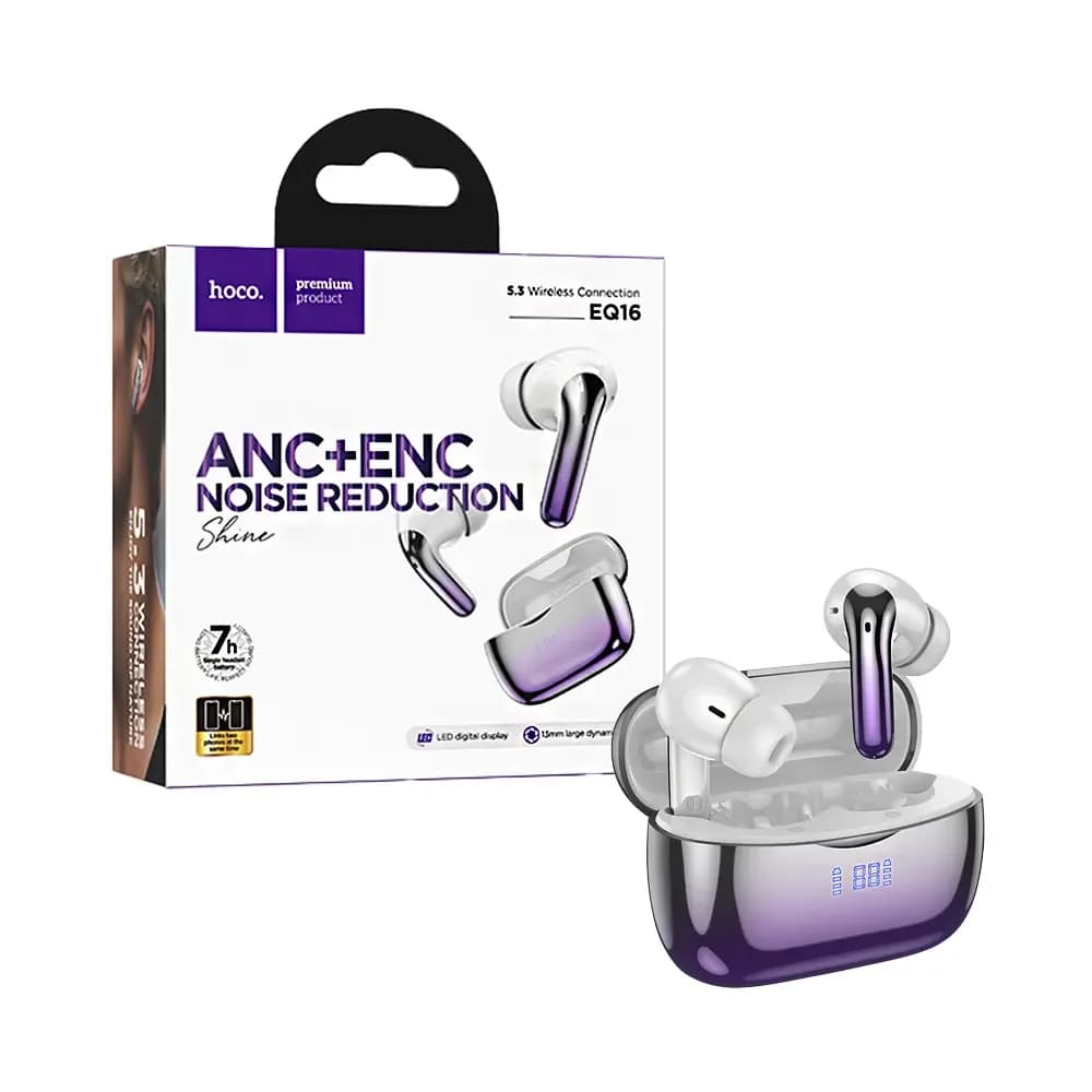 Wireless Earbuds With Noise Cancellation - Purple