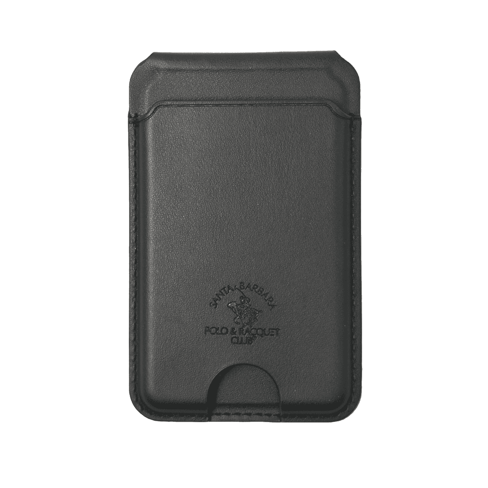 Santa Barbara Polo & Racquet Club BEVIS Premium Leather MagSafe Wallet and Foldable Stand