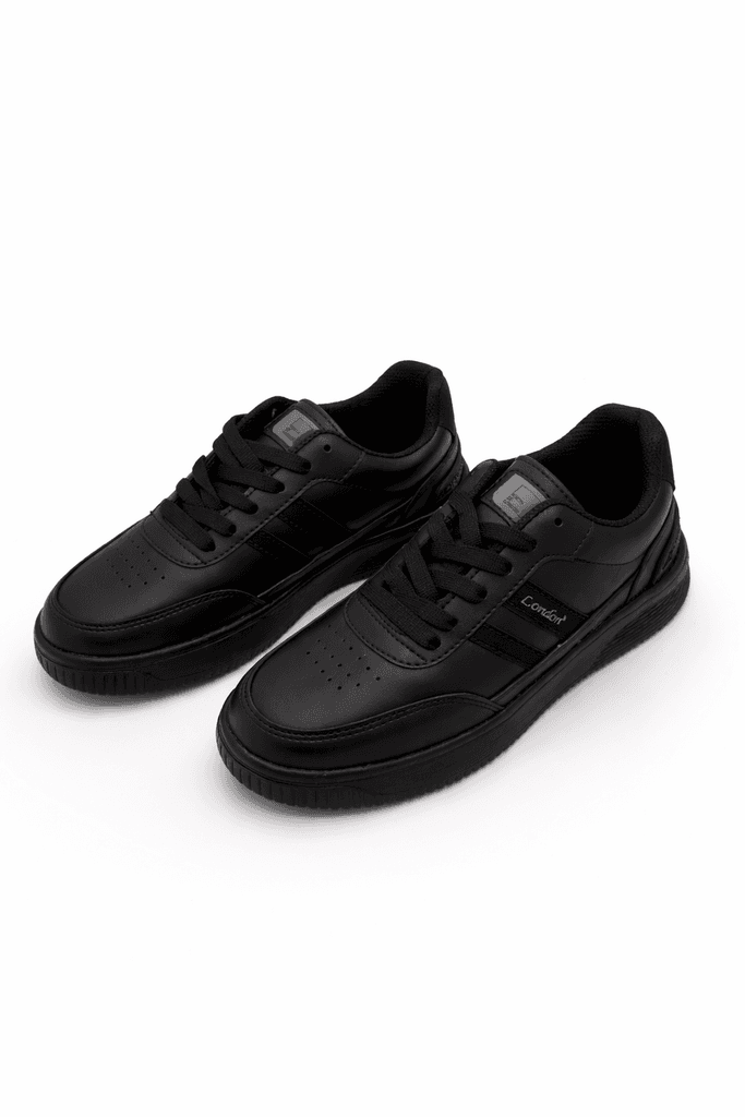 London Women's Leather Shoes - Black (40)