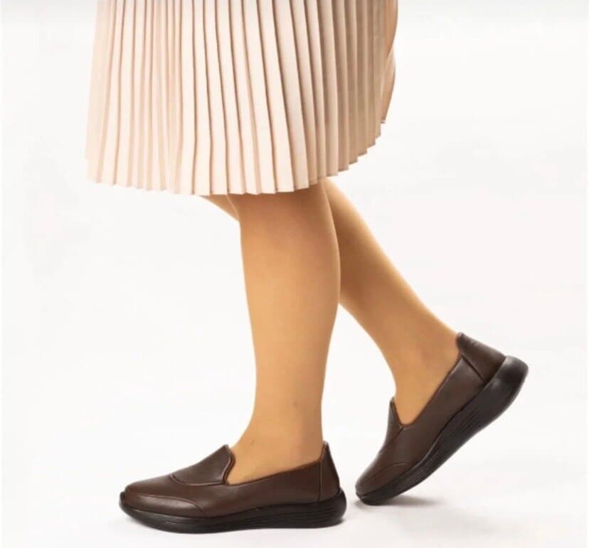 Forex Women's Leather Shoes - Dark Brown (40)