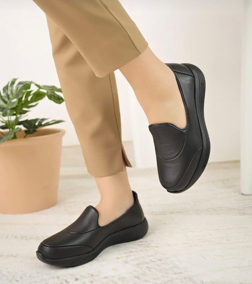 Forex Women's Leather Shoes - Black (40) 2