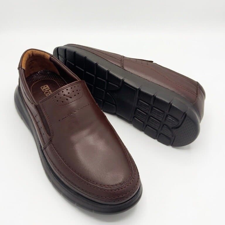 Grand Oxford Men's Leather Shoes - Dark Brown (44) 4