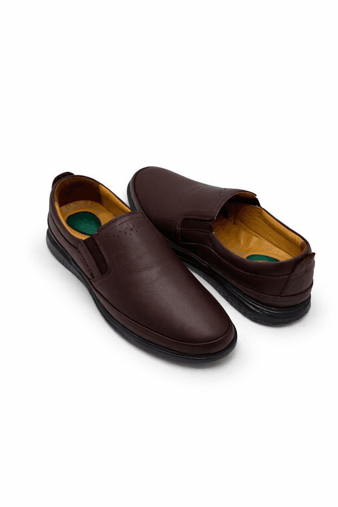 Grand Oxford Men's Leather Shoes - Dark Brown (44) 3