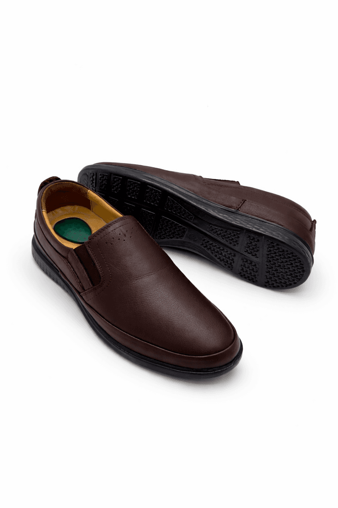 Grand Oxford Men's Leather Shoes - Dark Brown (44) 4