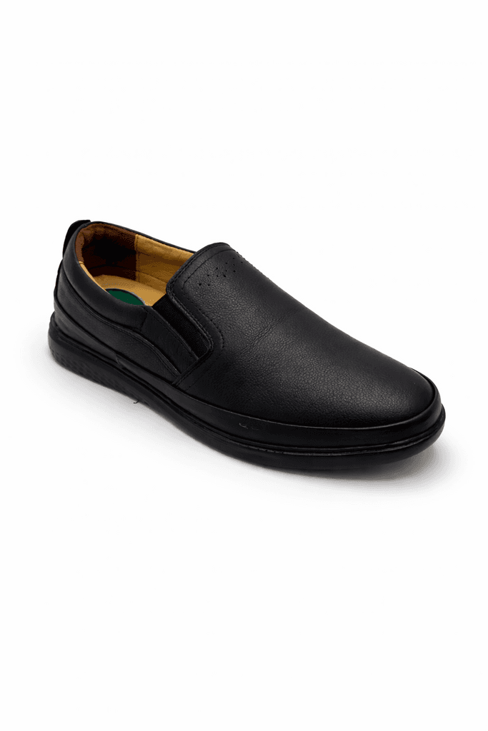 Grand Oxford Men's Leather Shoes - Black (44) 2