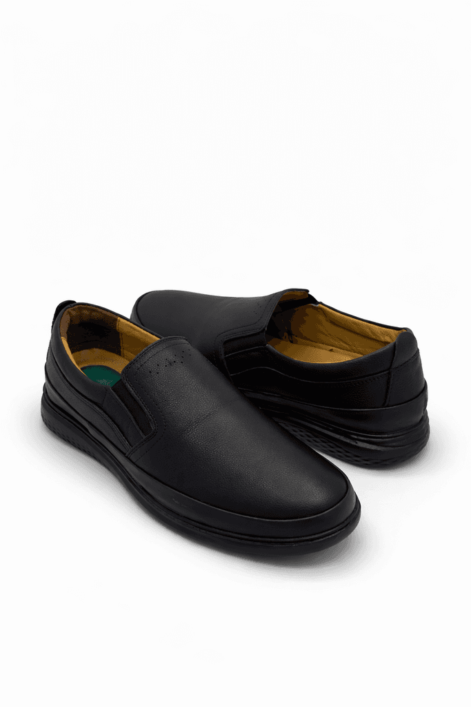 Grand Oxford Men's Leather Shoes - Black (44) 3